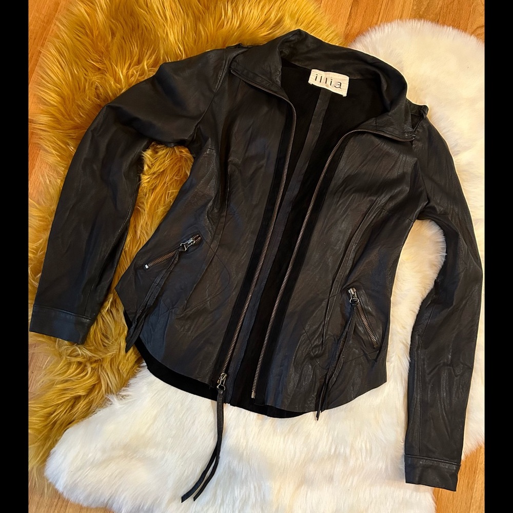 Illia real leather jacket